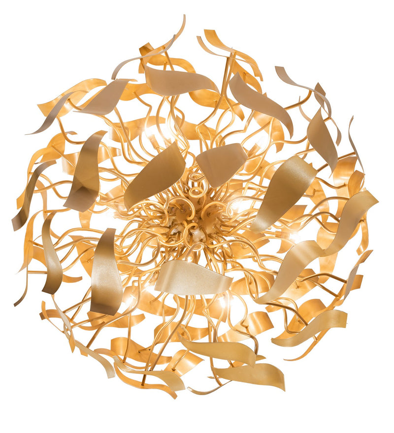 Meyda Tiffany 201669 18 Light Chandelier, Champagne Metallic