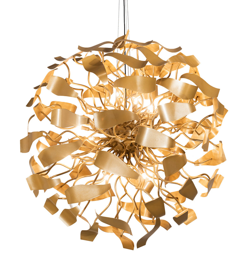 Meyda Tiffany 201669 18 Light Chandelier, Champagne Metallic