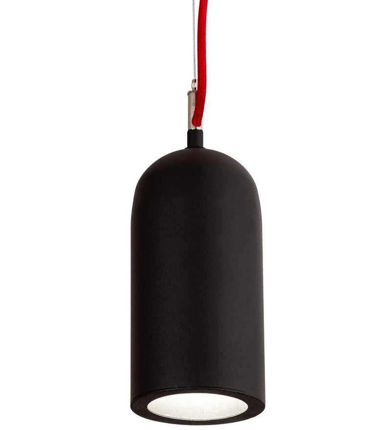 Meyda Tiffany 202136 One Light Pendant, Wrought Iron