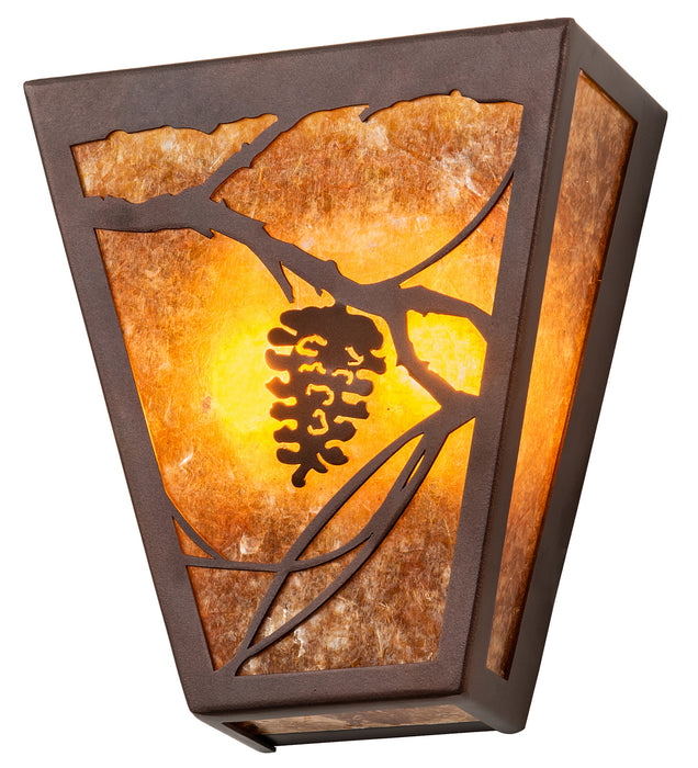 Meyda Tiffany 202181 Two Light Wall Sconce, Mahogany Bronze