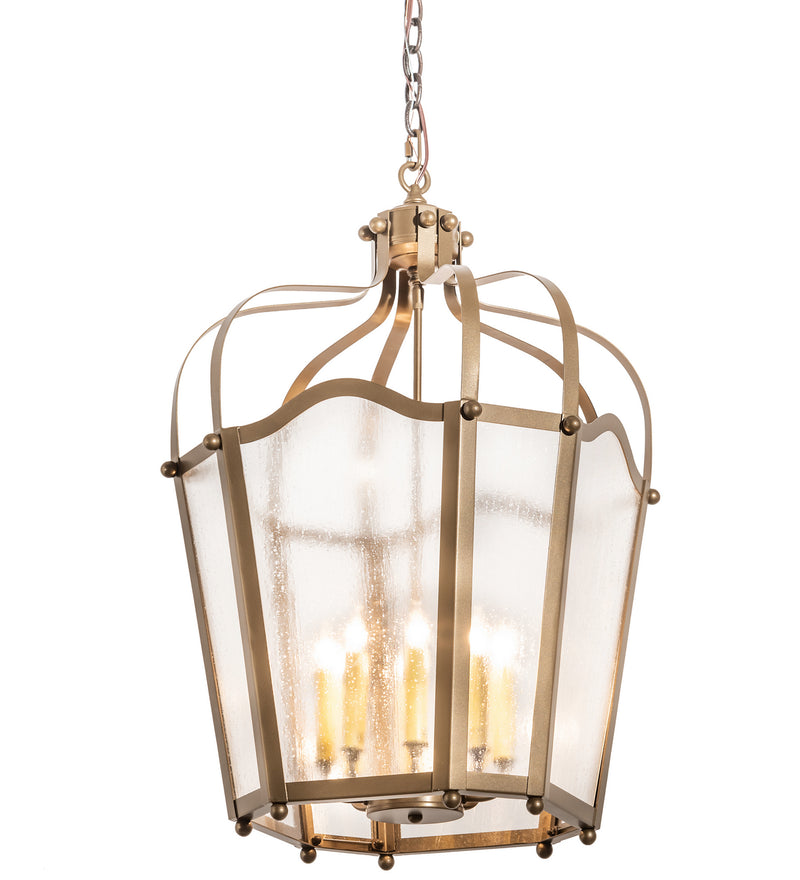 Meyda Tiffany 202191 Eight Light Pendant, Brown Metallic