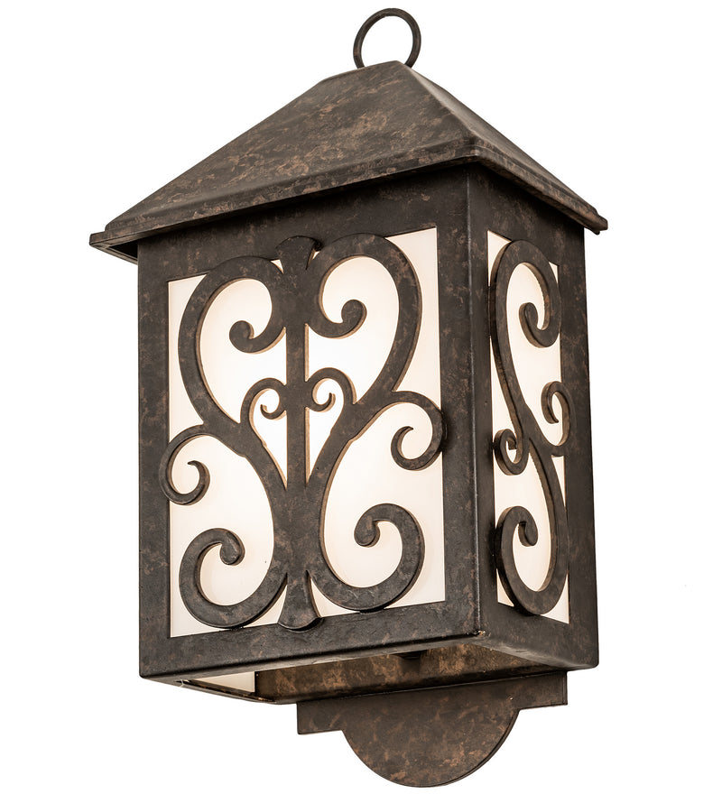 Meyda Tiffany 202385 One Light Wall Sconce, Coffee Bean