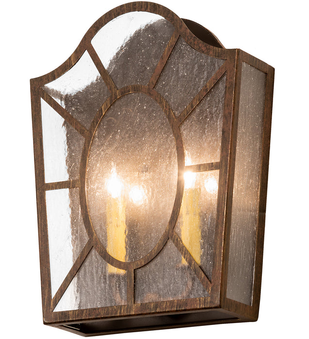 Meyda Tiffany 203108 Two Light Wall Sconce, Cortez Gold