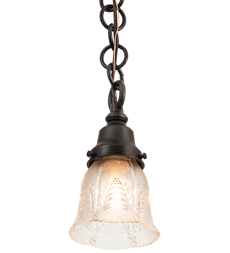 Meyda Tiffany 203682 One Light Mini Pendant, Craftsman Brown