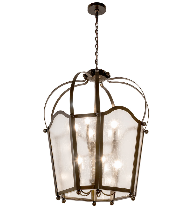 Meyda Tiffany 203753 Ten Light Pendant, Timeless Bronze