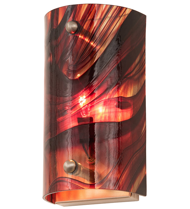 Meyda Tiffany 203869 One Light Wall Sconce, Brushed Nickel