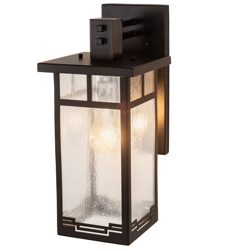 Meyda Tiffany 203954 One Light Wall Sconce, Solar Black