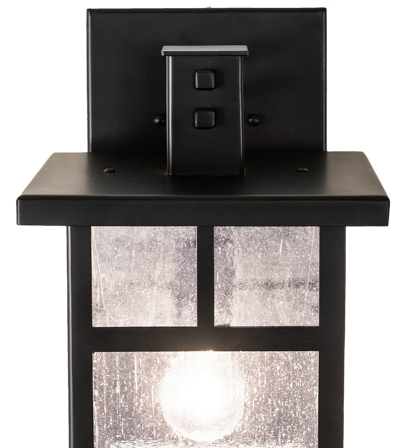 Meyda Tiffany 203955 One Light Wall Sconce, Solar Black