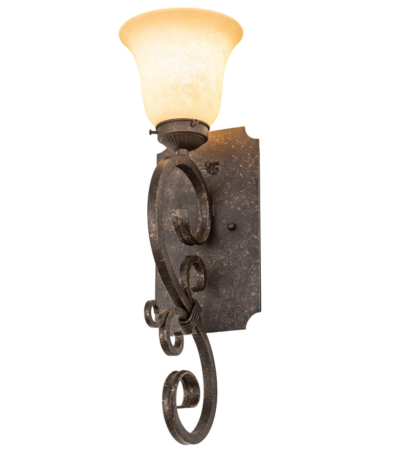 Meyda Tiffany 204200 One Light Wall Sconce, Golden Bronze