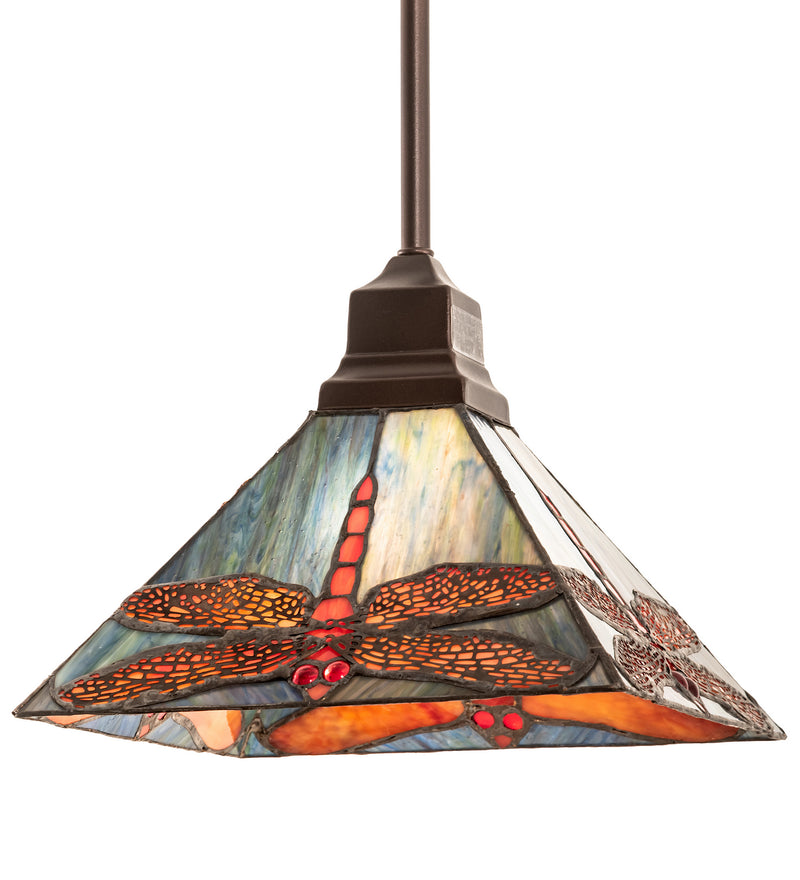 Meyda Tiffany 204364 One Light Pendant, Mahogany Bronze