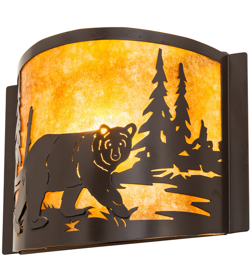 Meyda Tiffany 204479 One Light Wall Sconce, Timeless Bronze