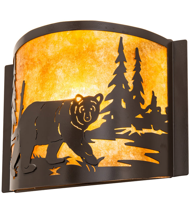 Meyda Tiffany 204479 One Light Wall Sconce, Timeless Bronze