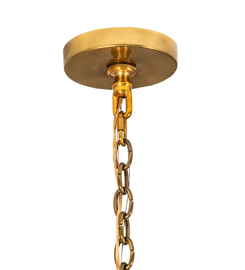 Meyda Tiffany 204918 Eight Light Chandelier, Transparent Gold