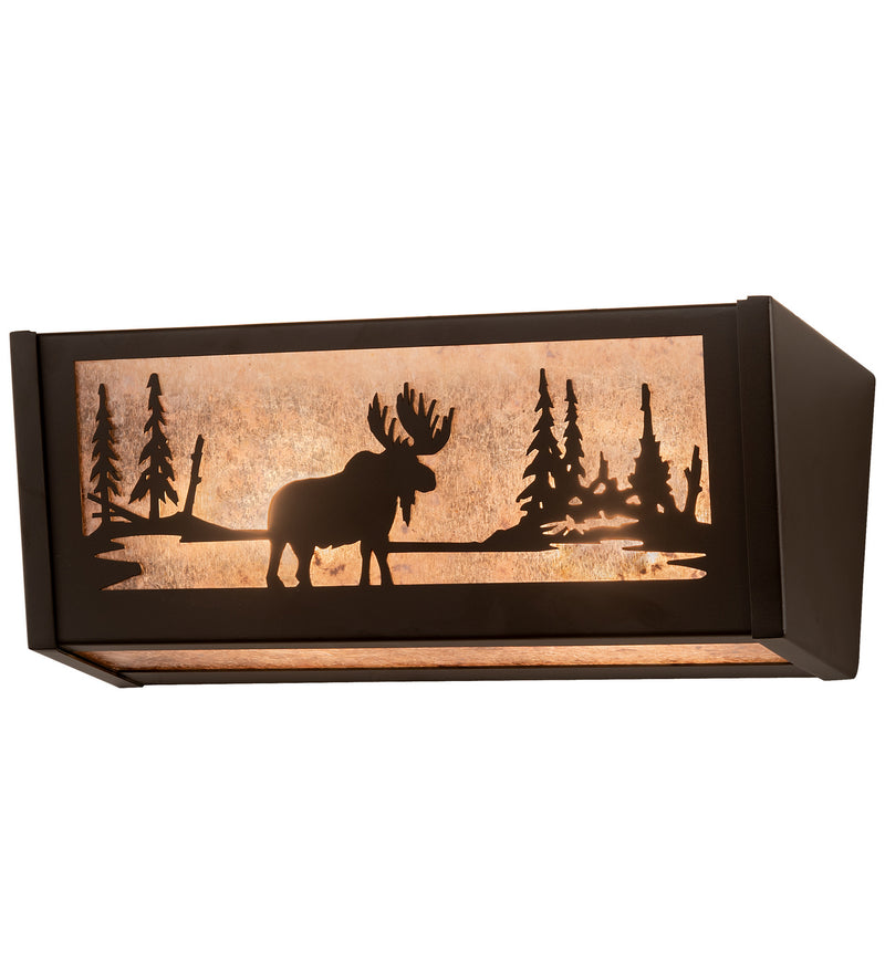 Meyda Tiffany 205094 Two Light Vanity, Oil Rubbed Bronze
