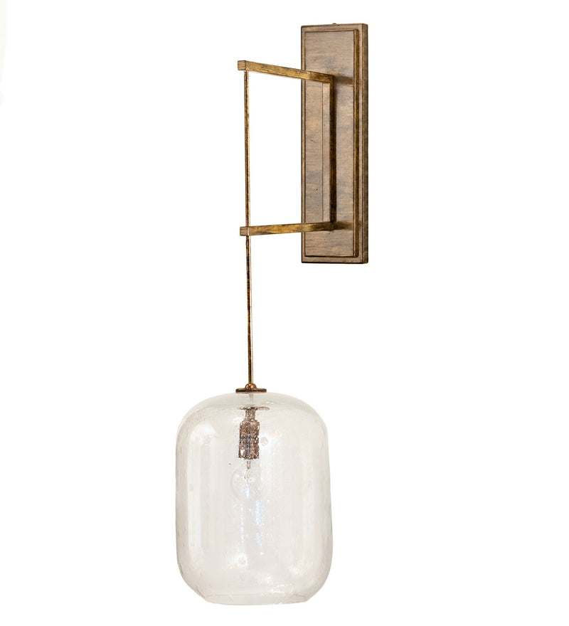 Meyda Tiffany 205543 One Light Wall Sconce, Brushed Brass