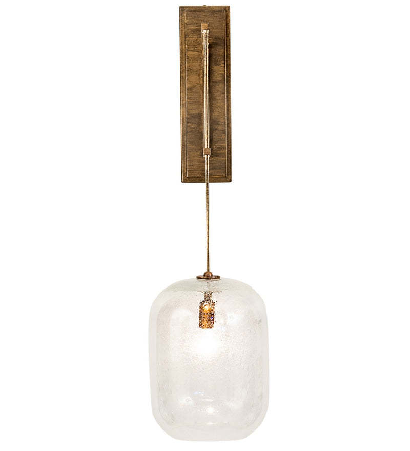 Meyda Tiffany 205543 One Light Wall Sconce, Brushed Brass