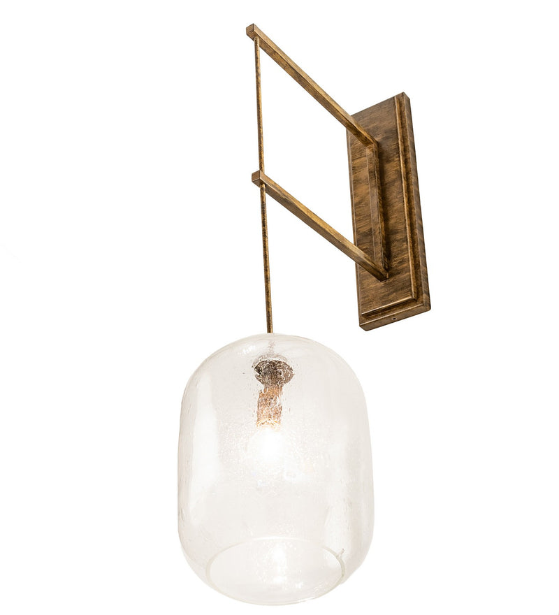 Meyda Tiffany 205543 One Light Wall Sconce, Brushed Brass