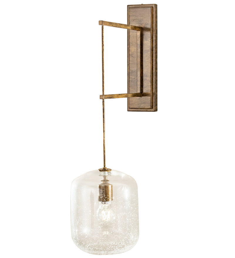 Meyda Tiffany 205543 One Light Wall Sconce, Brushed Brass