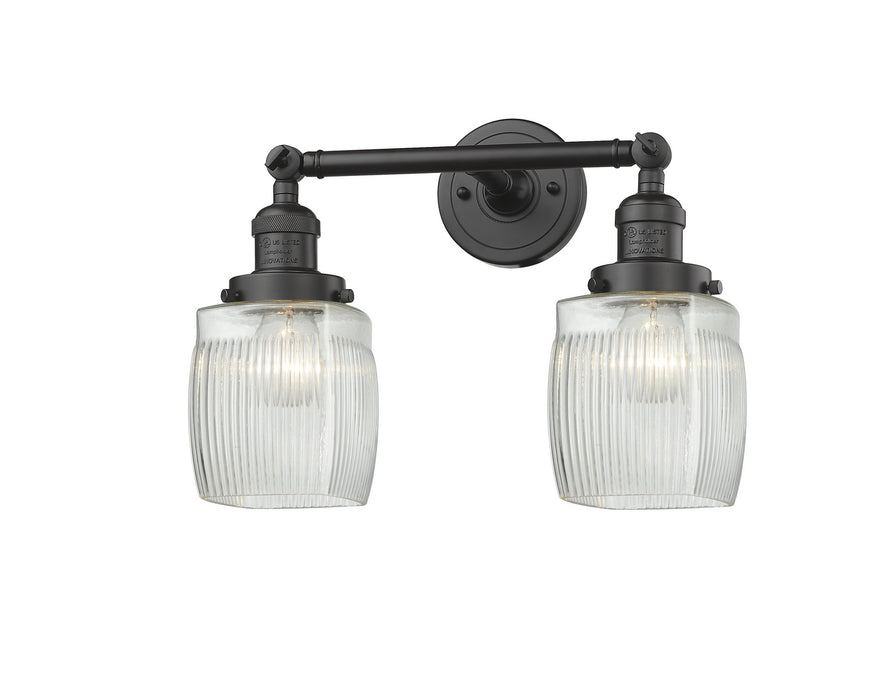 Innovations 208-OB-G302 Two Light Bath Vanity, Oil Rubbed Bronze