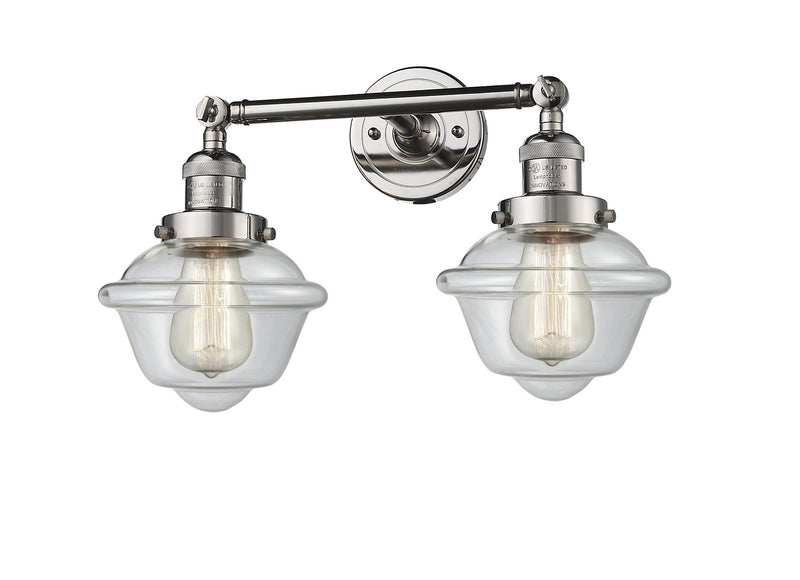 Innovations 208-PN-G532 Two Light Bath Vanity, Polished Nickel