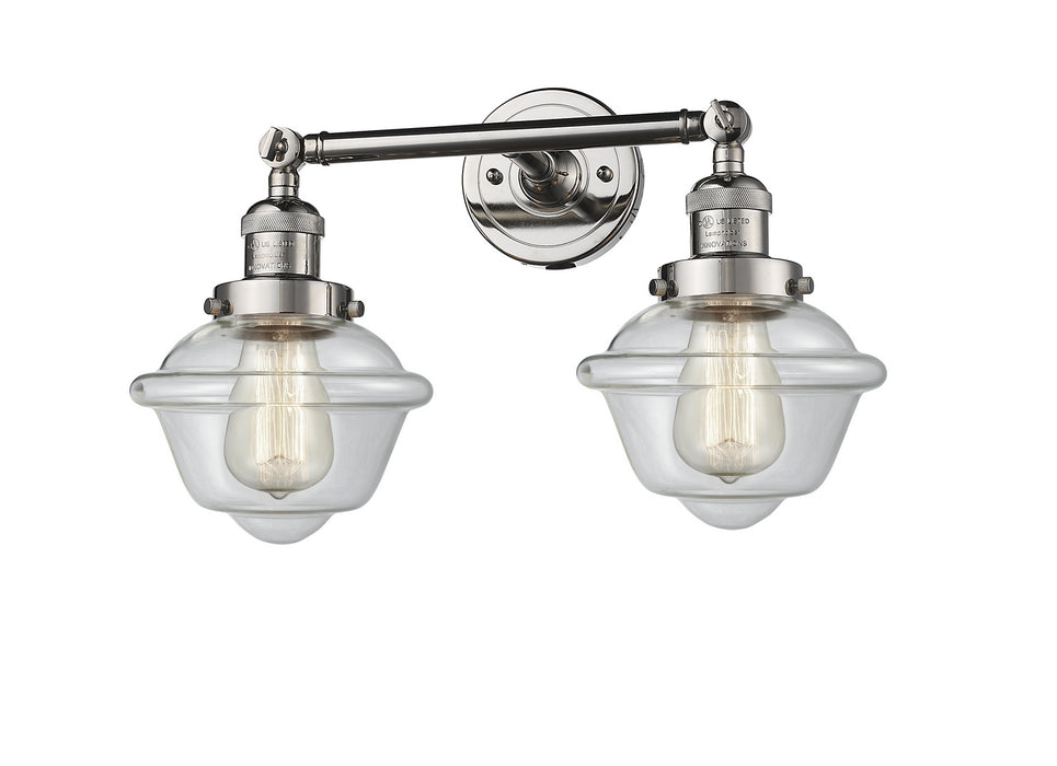 Innovations 208-PN-G532 Two Light Bath Vanity, Polished Nickel