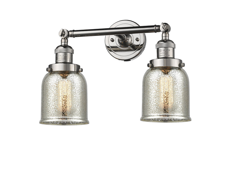 Innovations 208-PN-G58-LED LED Bath Vanity, Polished Nickel
