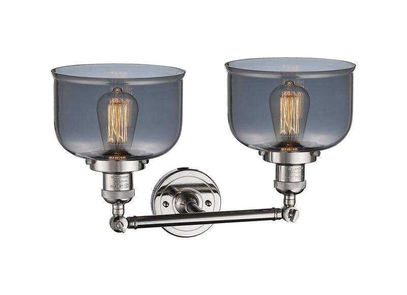 Innovations 208-PN-G73-LED LED Bath Vanity, Polished Nickel