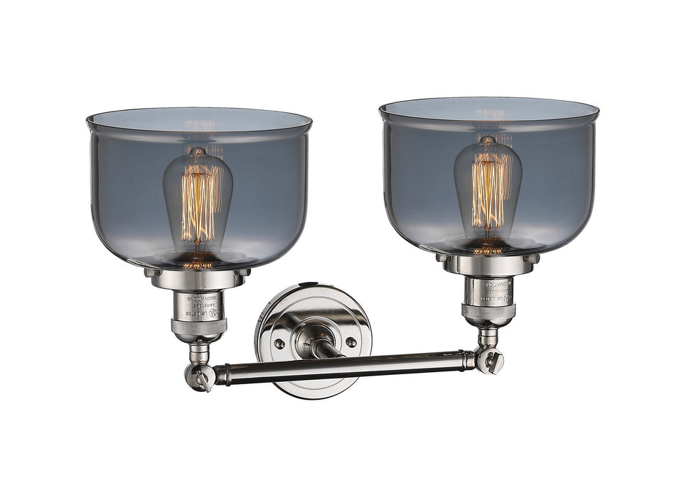 Innovations 208-PN-G73-LED LED Bath Vanity, Polished Nickel