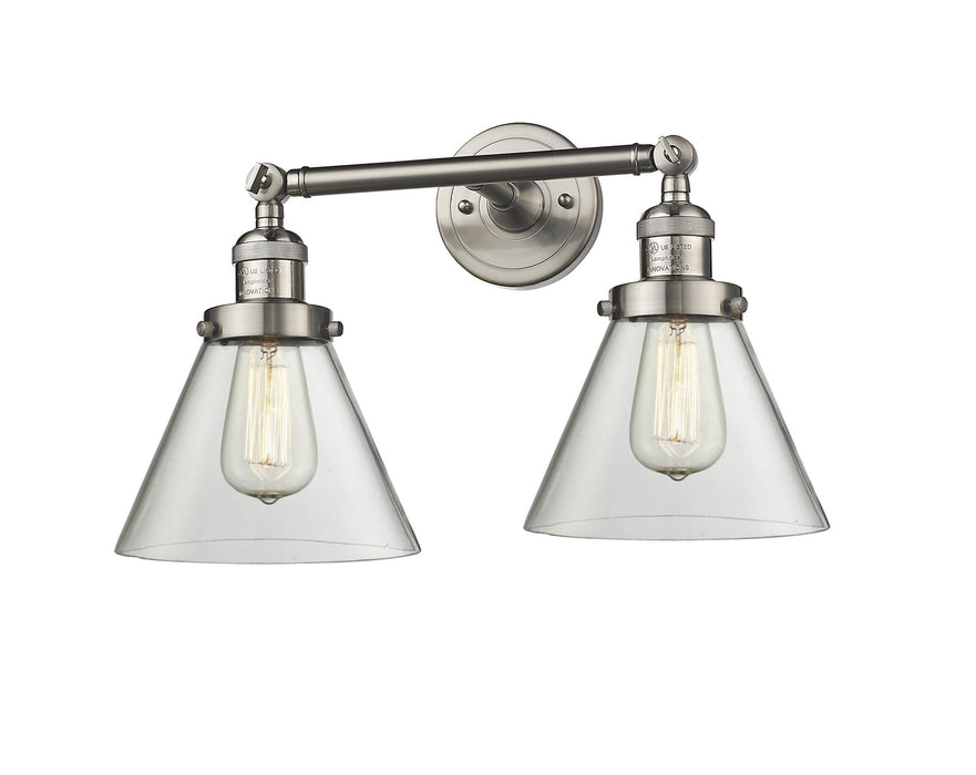 Innovations 208-SN-G42-LED LED Bath Vanity, Brushed Satin Nickel