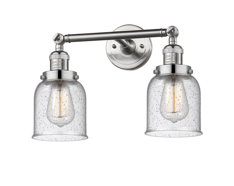 Innovations 208-SN-G54-LED LED Bath Vanity, Brushed Satin Nickel