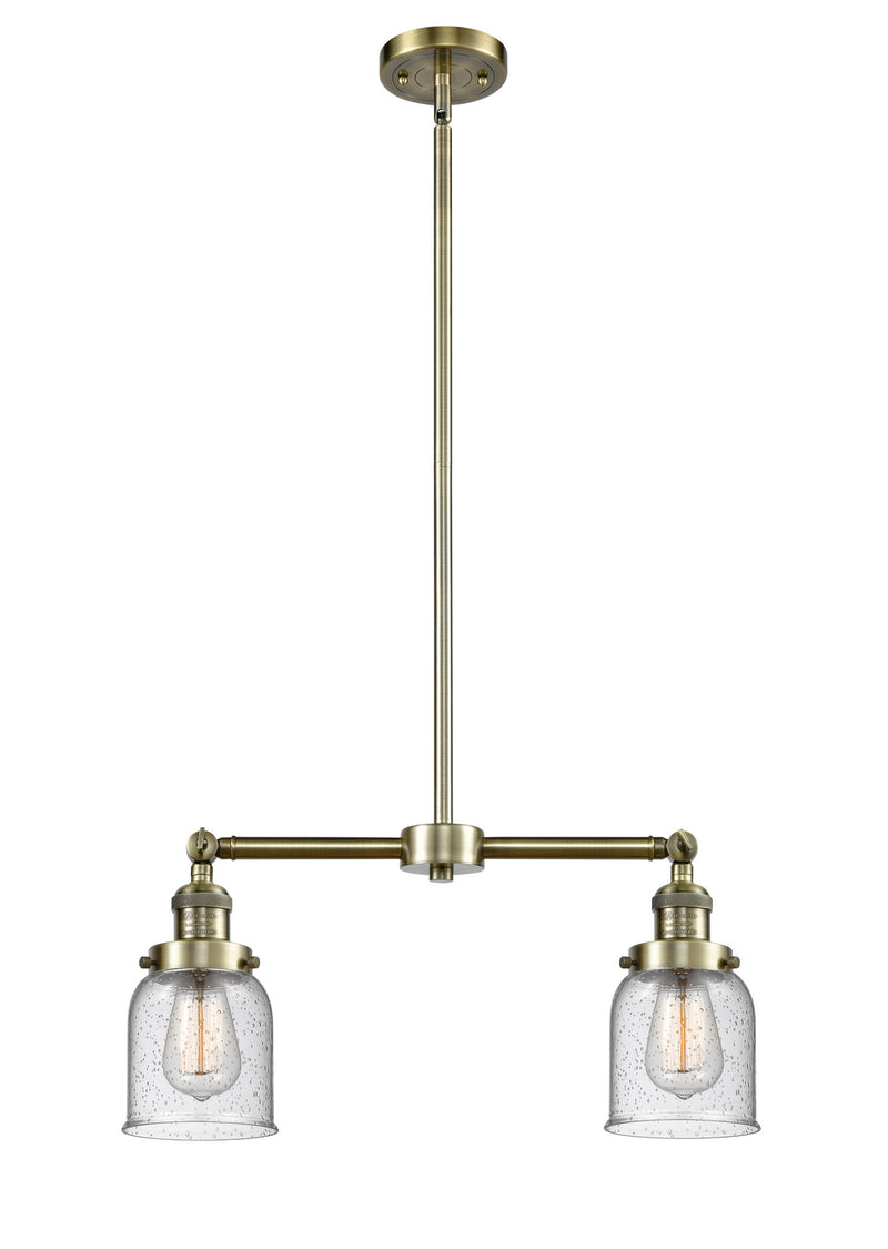 Innovations 209-AB-G54-LED LED Island Pendant, Antique Brass