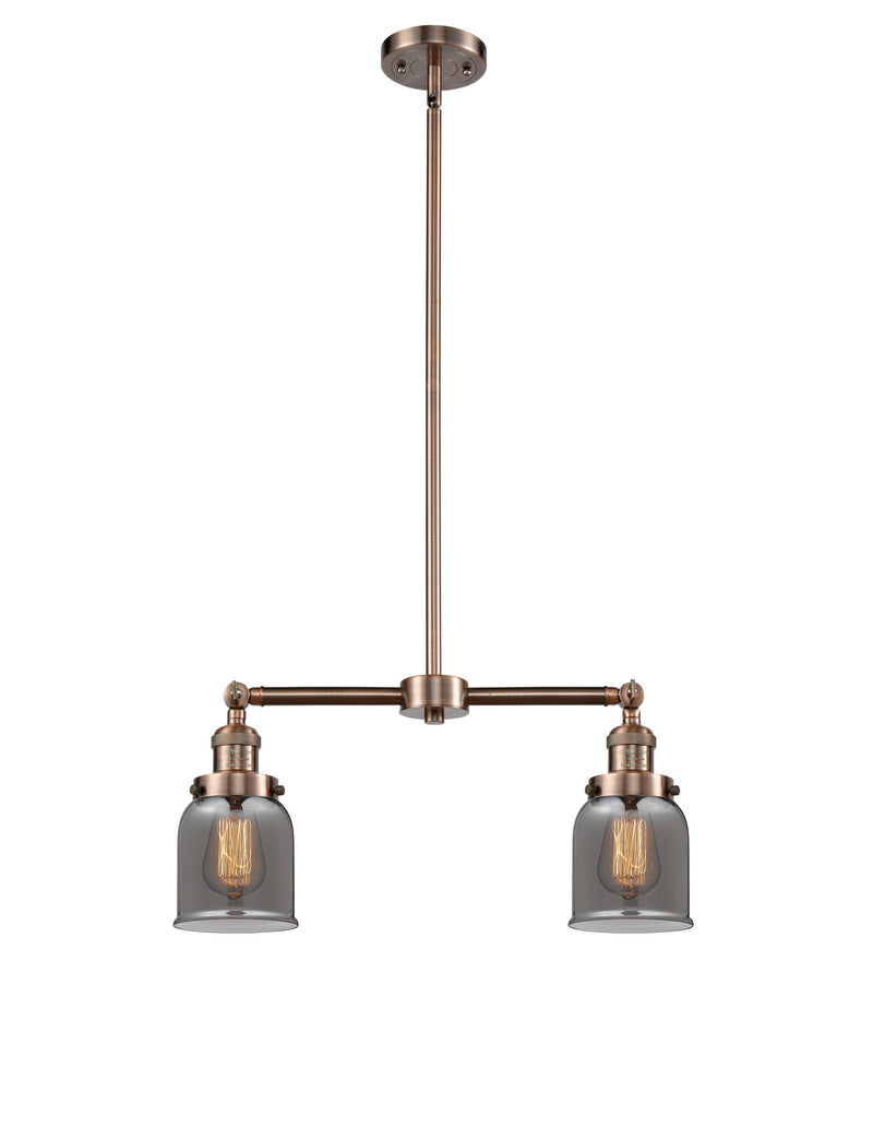 Innovations 209-AC-G53-LED LED Island Pendant, Antique Copper