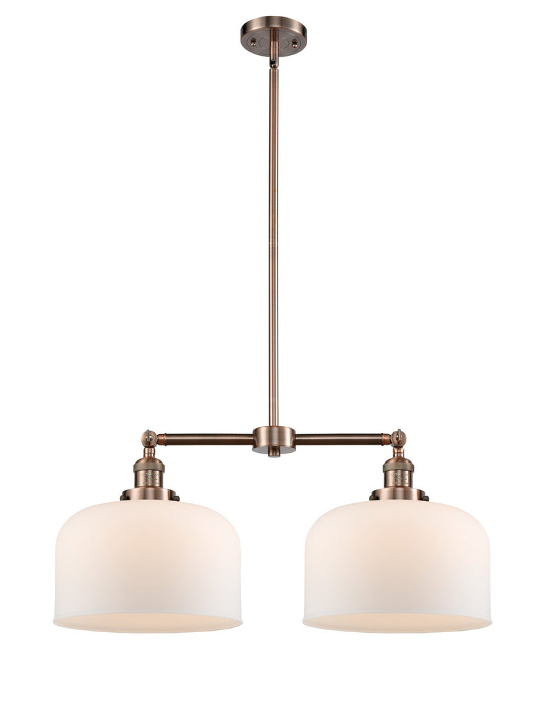 Innovations 209-AC-G71-L-LED LED Island Pendant, Antique Copper