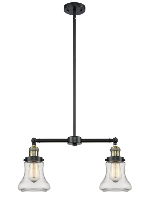 Innovations 209-BAB-G192 Two Light Island Pendant, Black Antique Brass