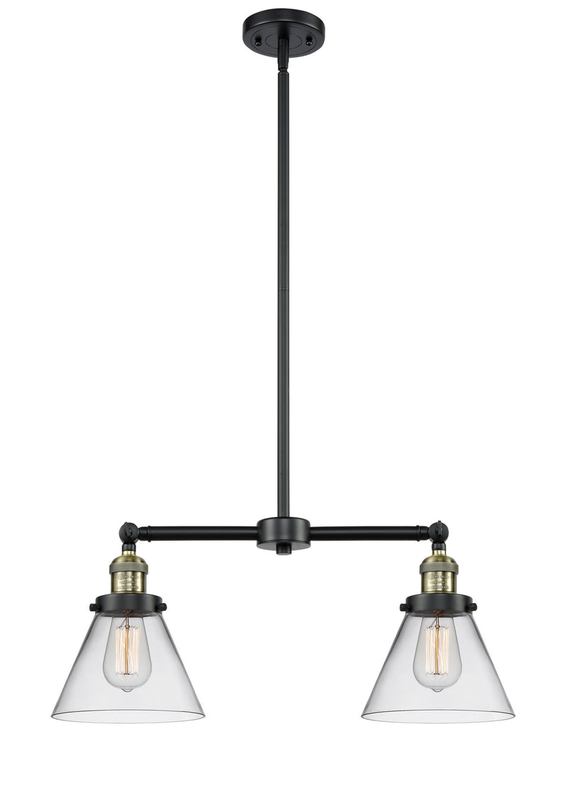 Innovations 209-BAB-G42-LED LED Island Pendant, Black Antique Brass