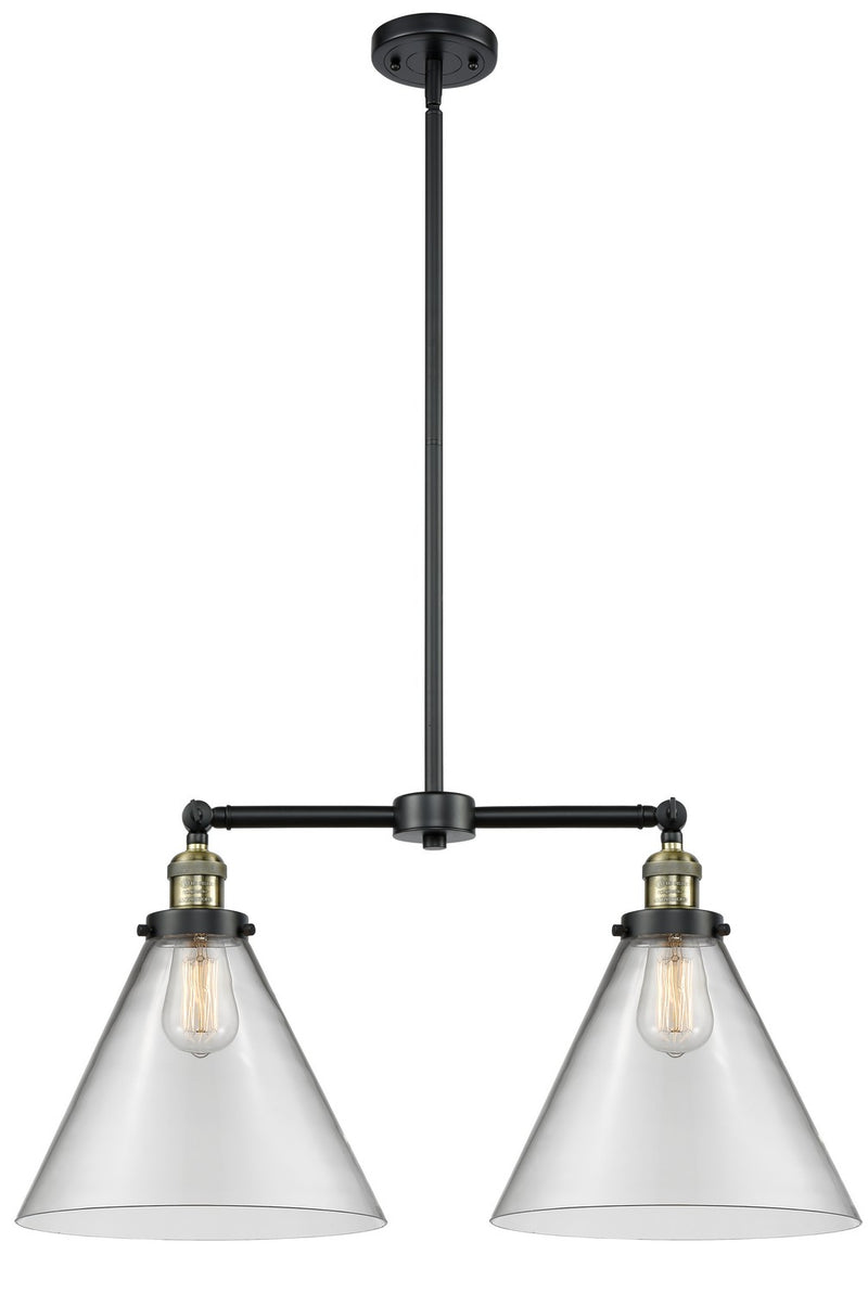 Innovations 209-BAB-G42-L-LED LED Island Pendant, Black Antique Brass