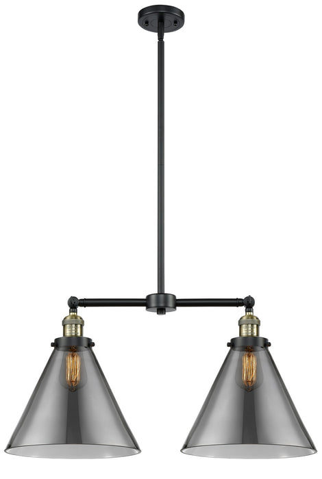 Innovations 209-BAB-G43-L-LED LED Island Pendant, Black Antique Brass