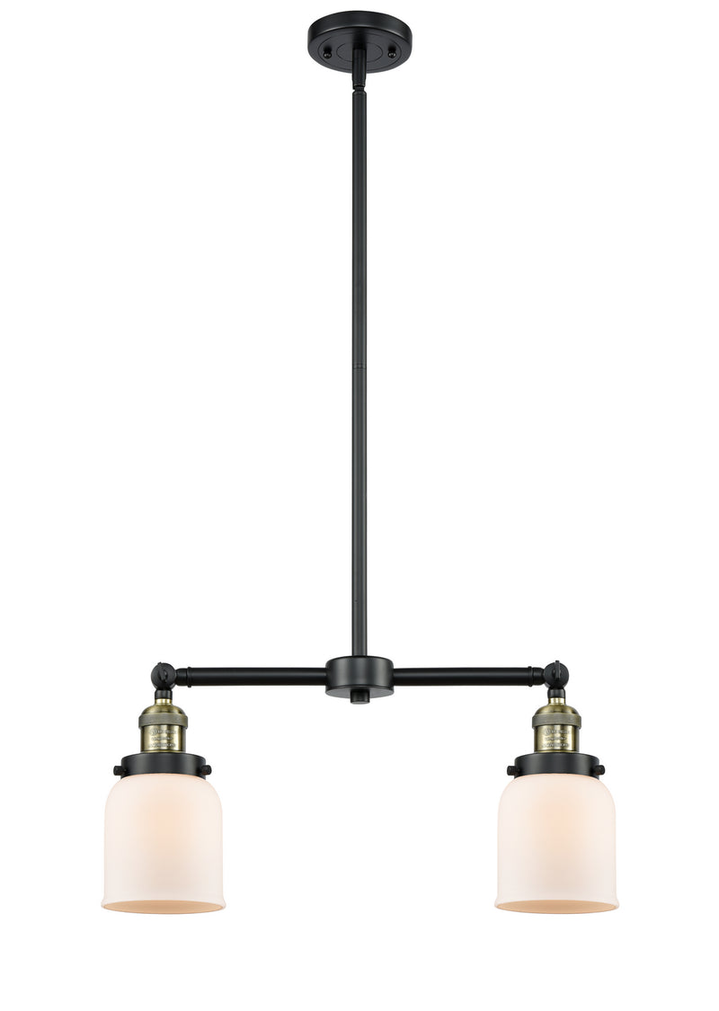 Innovations 209-BAB-G51 Two Light Island Pendant, Black Antique Brass