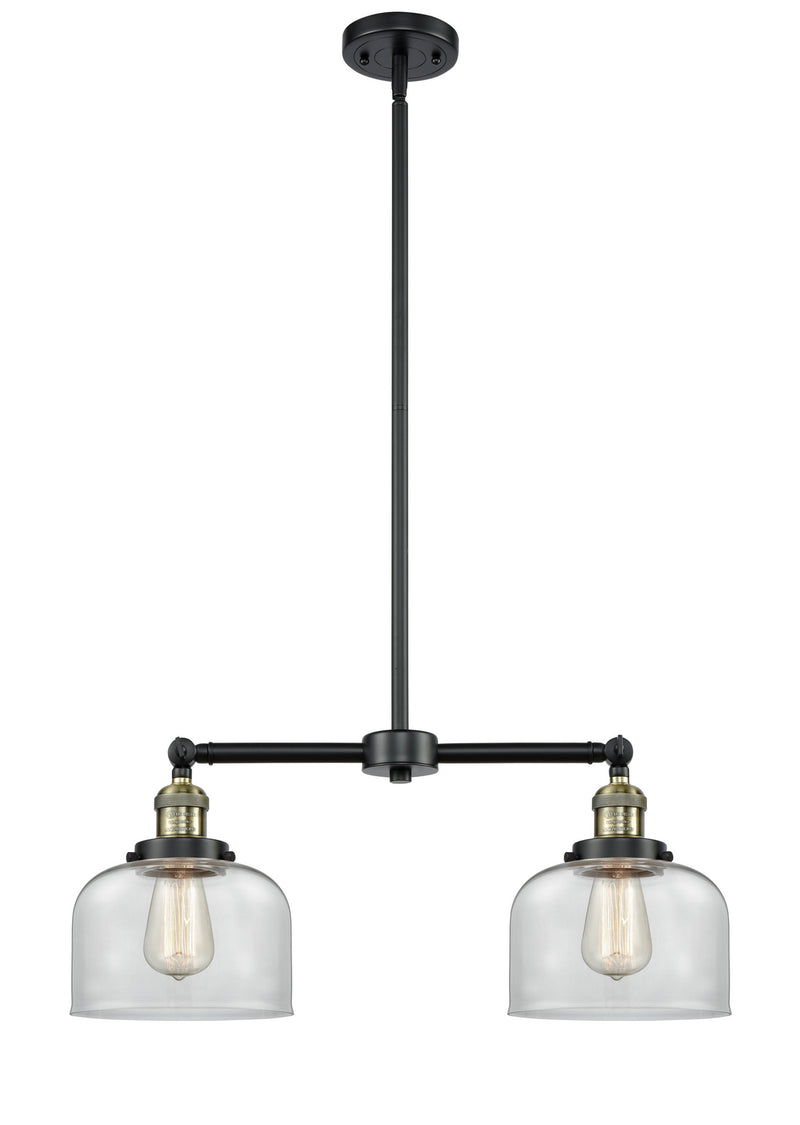 Innovations 209-BAB-G72-LED LED Island Pendant, Black Antique Brass