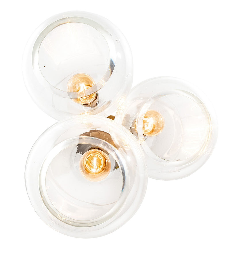 Meyda Tiffany 210843 Three Light Pendant, Champagne Metallic