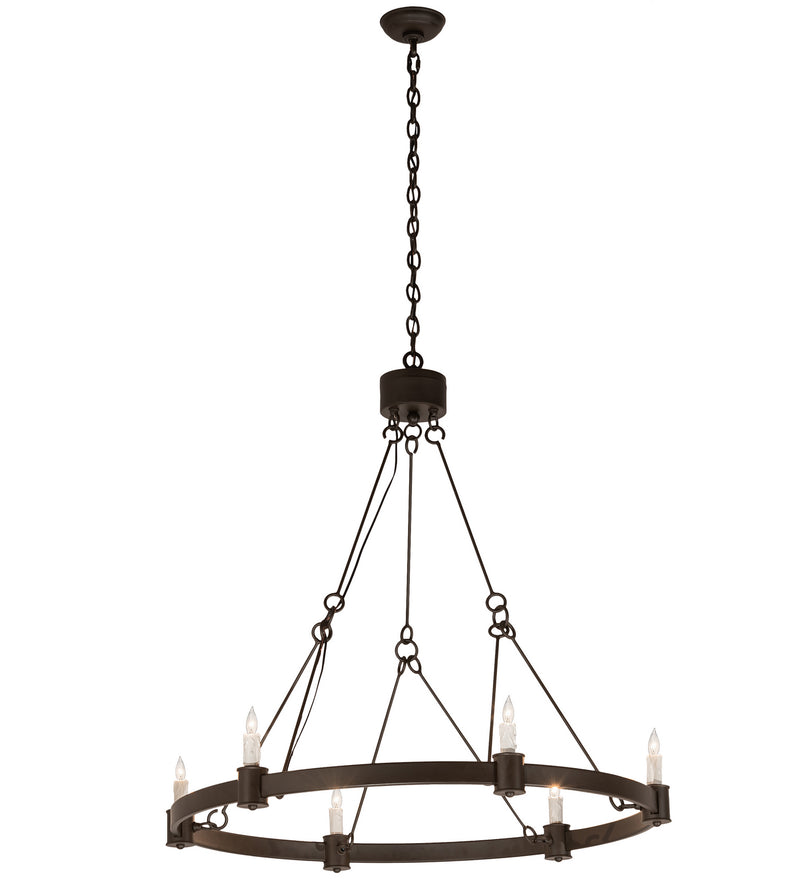 Meyda Tiffany 210880 Six Light Chandelier, Oil Rubbed Bronze