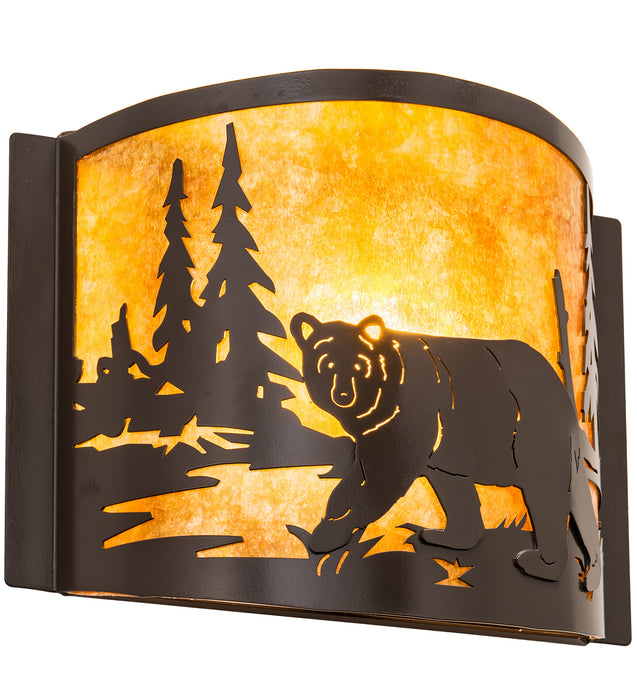 Meyda Tiffany 211022 One Light Wall Sconce, Timeless Bronze