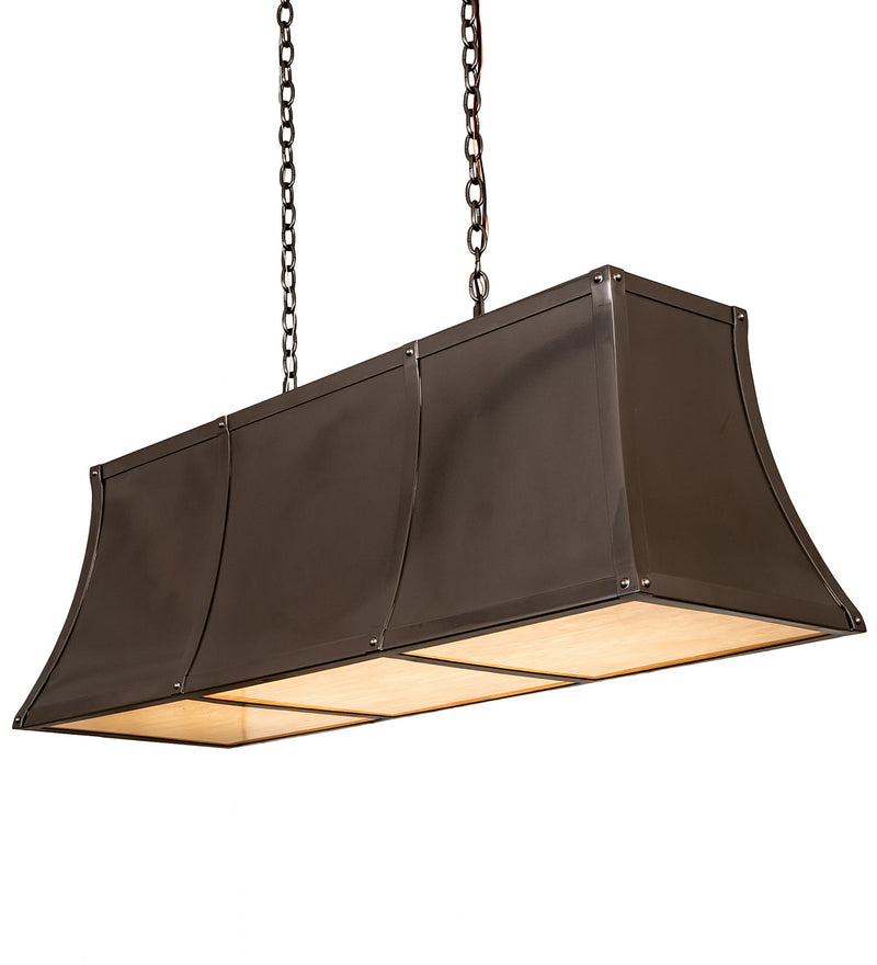 Meyda Tiffany 211745 Six Light Pendant, Bronze Metallic