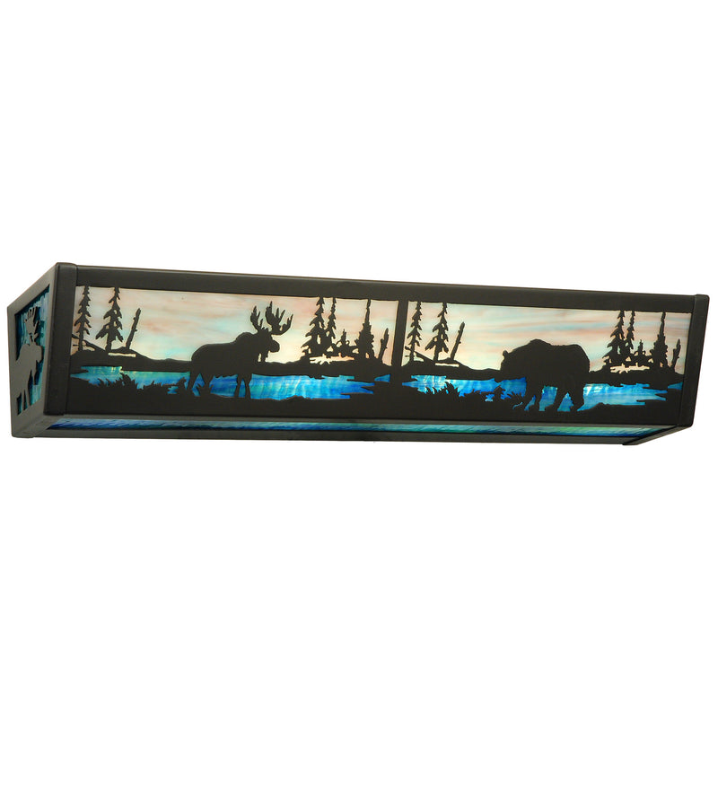 Meyda Tiffany 211972 Four Light Vanity, Timeless Bronze