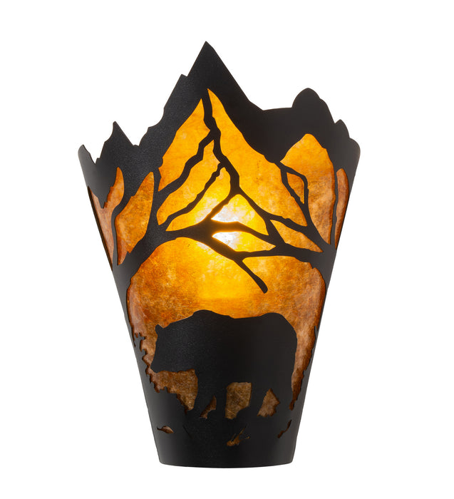 Meyda Tiffany 212504 One Light Wall Sconce, Textured Black