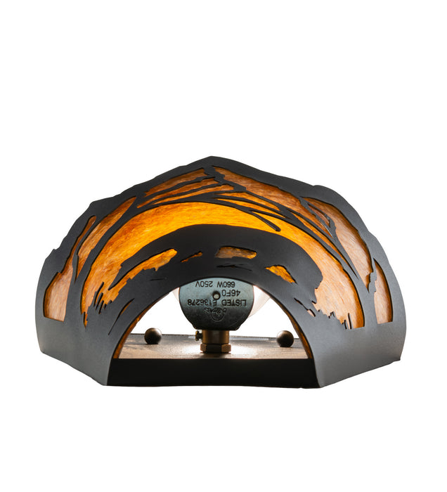 Meyda Tiffany 212504 One Light Wall Sconce, Textured Black