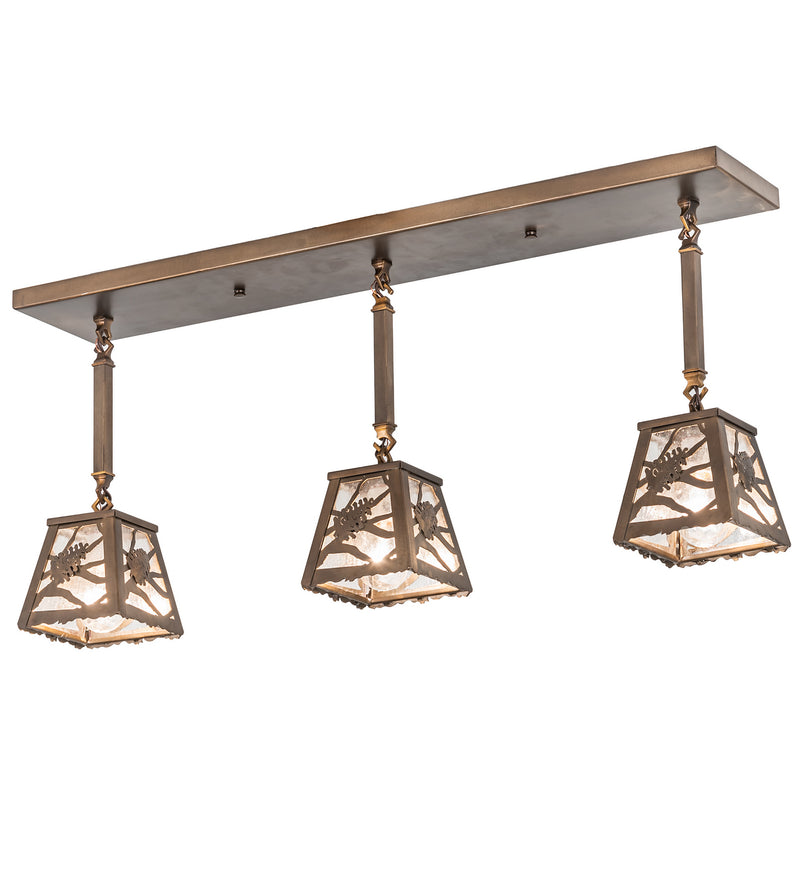 Meyda Tiffany 213343 Three Light Pendant, Antique Copper