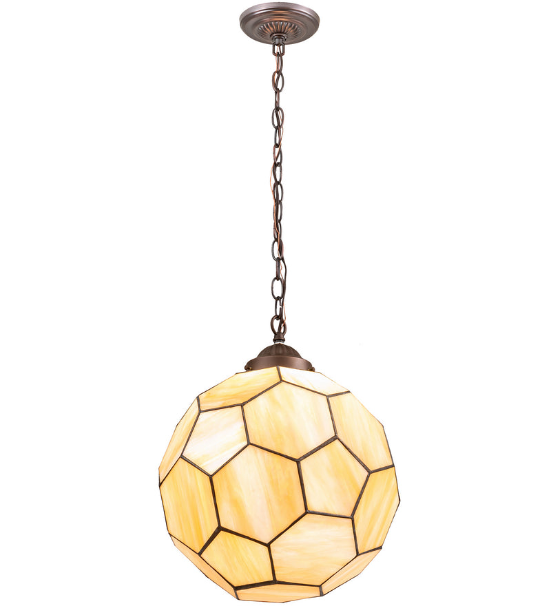 Meyda Tiffany 213499 One Light Pendant, Mahogany Bronze