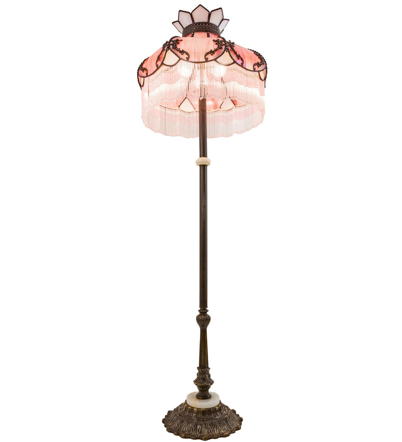 Meyda Tiffany 214482 Three Light Floor Lamp, Mahogany Bronze
