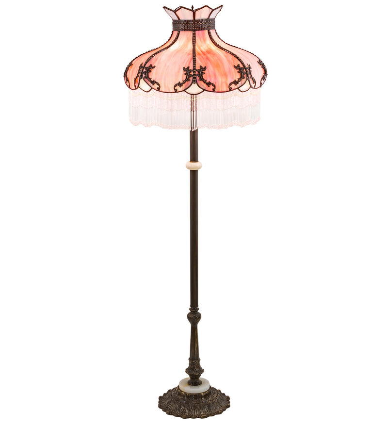 Meyda Tiffany 214482 Three Light Floor Lamp, Mahogany Bronze